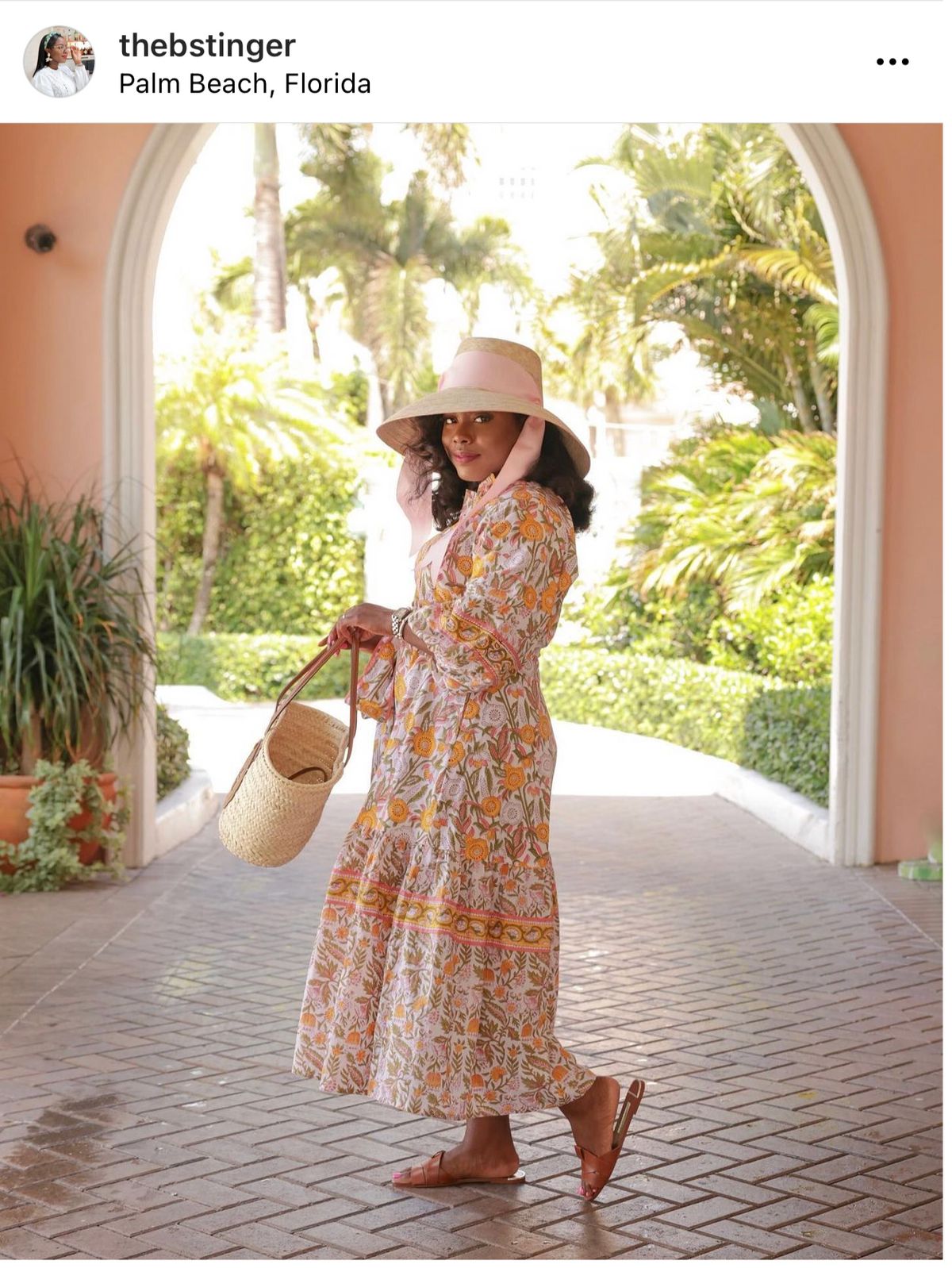 Wildflower Sun Hat - Coral Wide & Short Grosgrain Ribbon