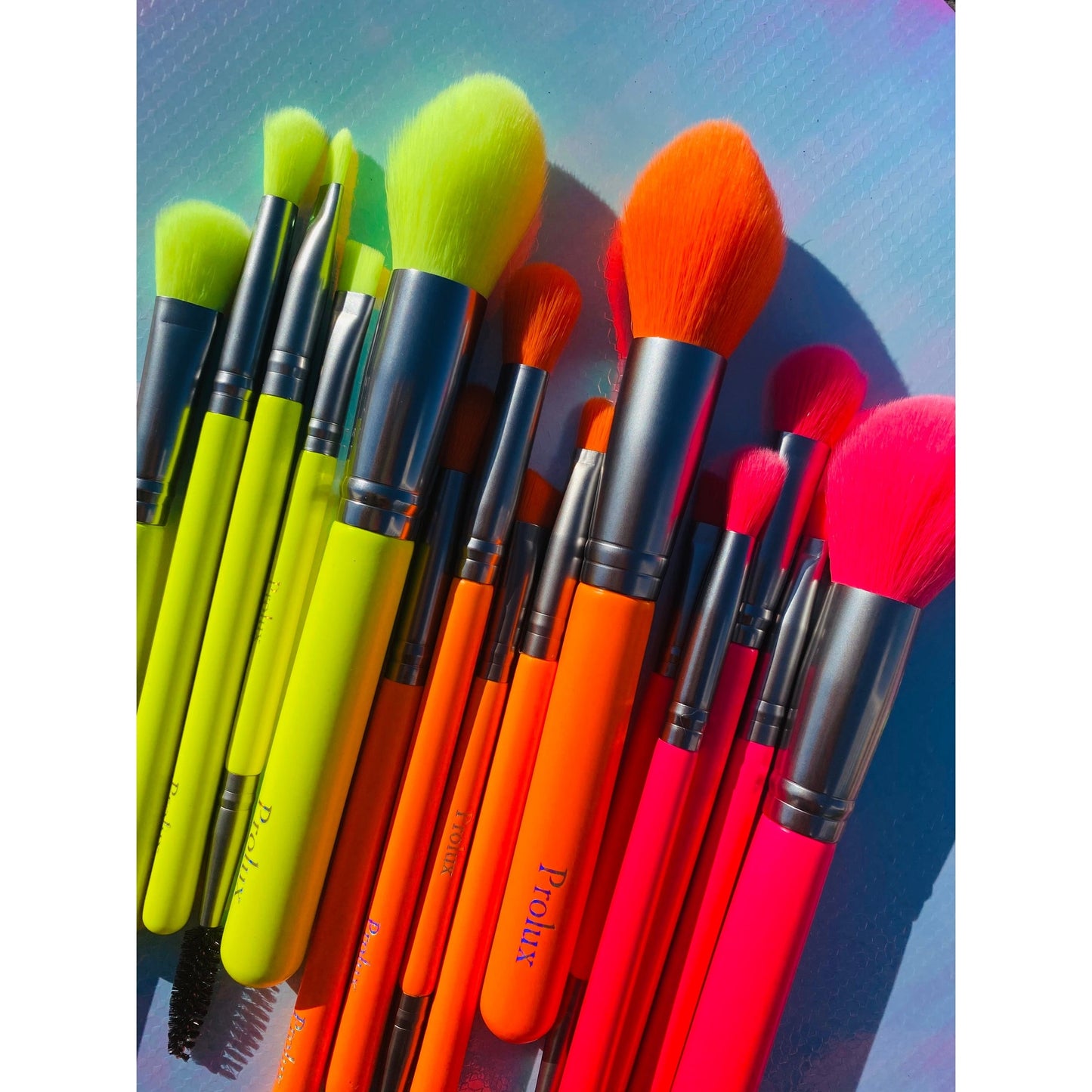 Deluxe Neon Brush Set | Makeup Brush Set