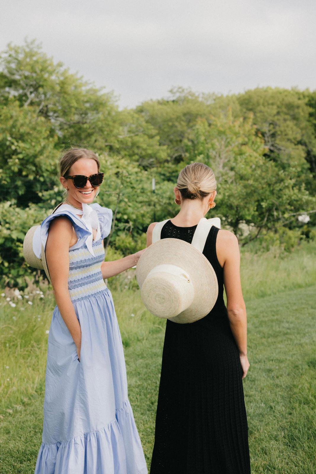 Clematis Bucket Hat - Tan/Camel Wide & Short Grosgrain Ribbon