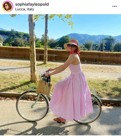 Clematis Bucket Hat - Tan/Camel Wide & Short Grosgrain Ribbon