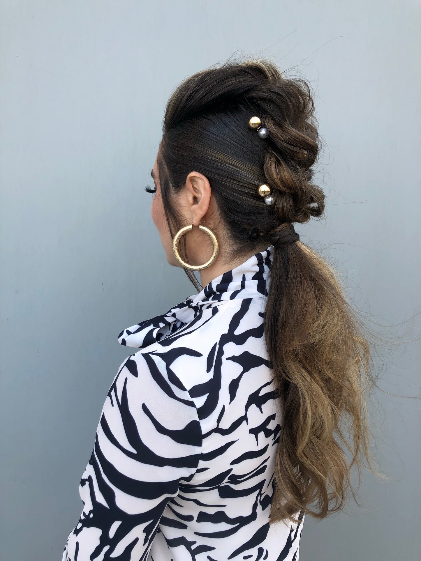 Lady Jane Grey - Pearl and Gold Statement Bobby Pin