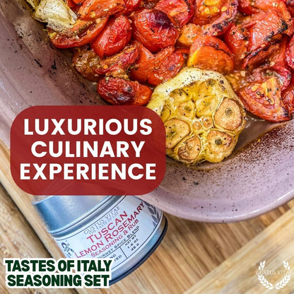 Italian Seasoning Gift Set - Tastes of Italy - Artisanal Spice Blends Six Pack