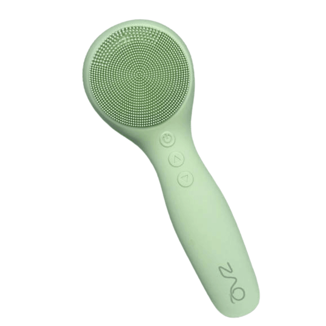 IUV Sonic LED Red/Blue Silicone Thermo Cleansing Brush with Microcurrent