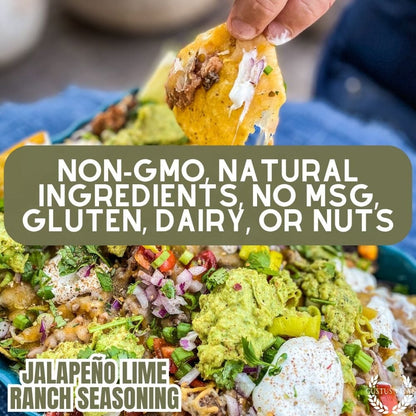 Condimento ranchero de jalapeño y limón 