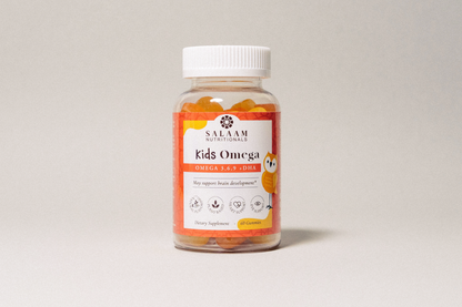 Halal Omega 3, 6 & 9 Gummies with DHA for Kids - 60 Count | Salaam Nutritionals