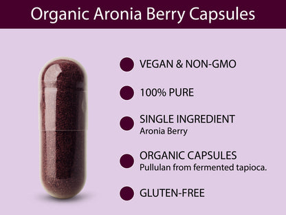 Organic Aronia Berry Capsules