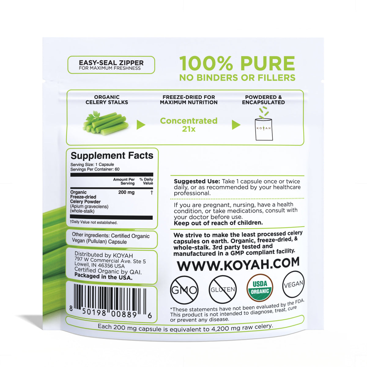 Organic Celery Capsules