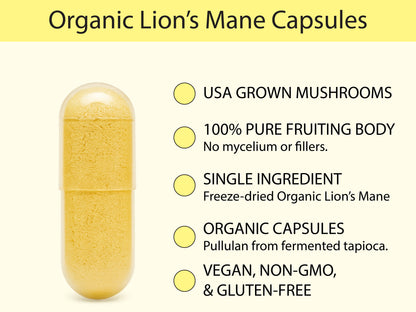 Organic Lion's Mane Capsules