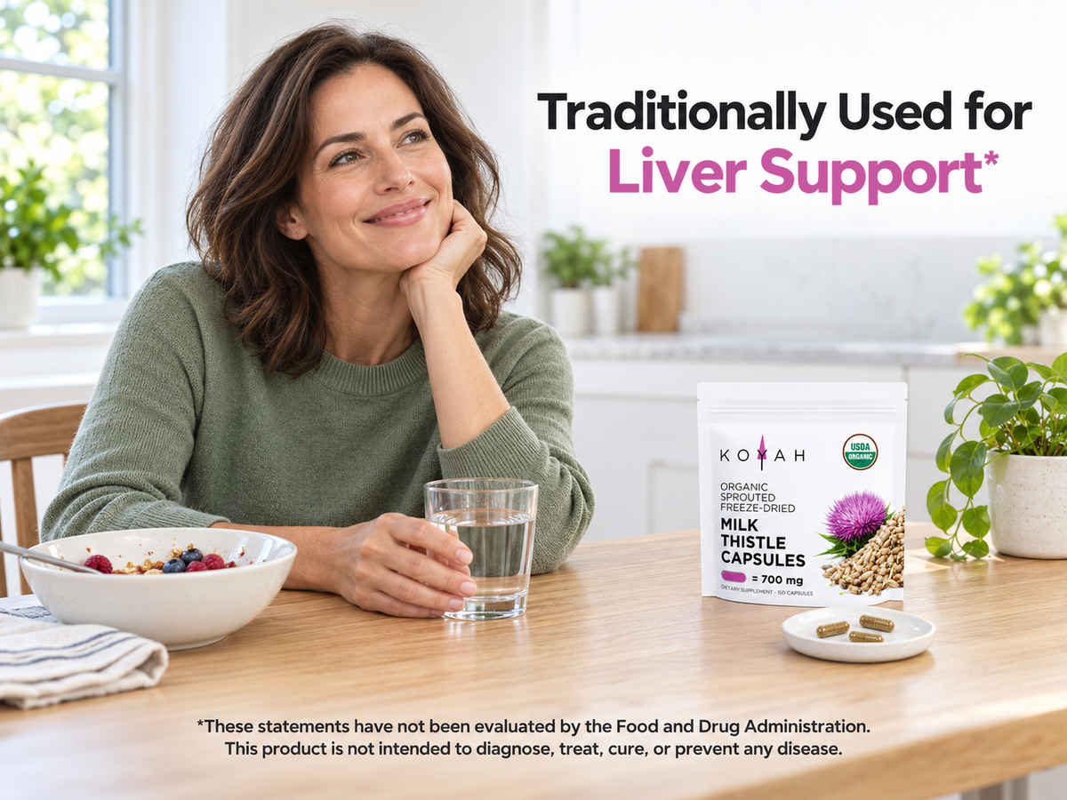 Organic Milk Thistle Capsules