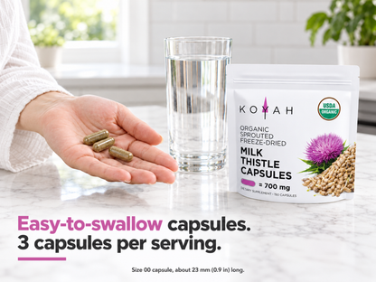 Organic Milk Thistle Capsules