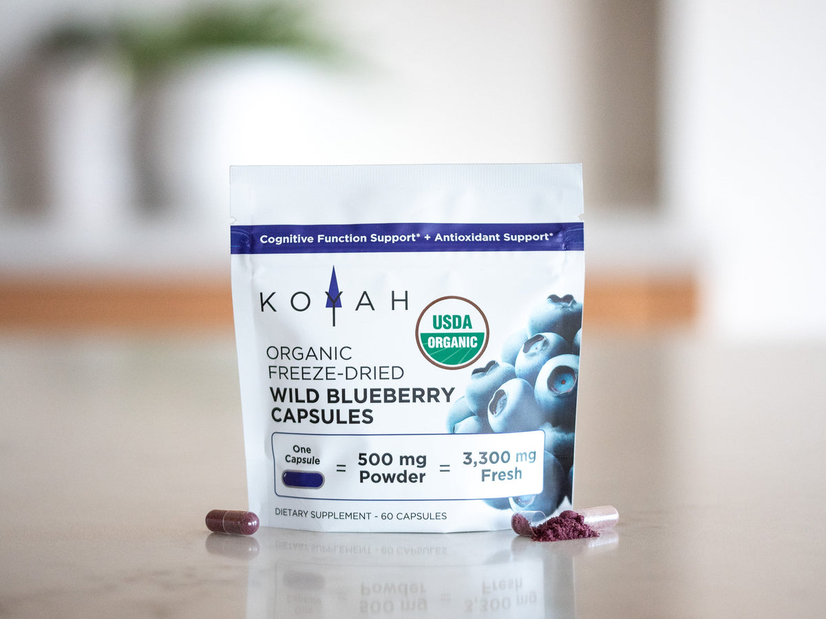 Organic Wild Blueberry Capsules