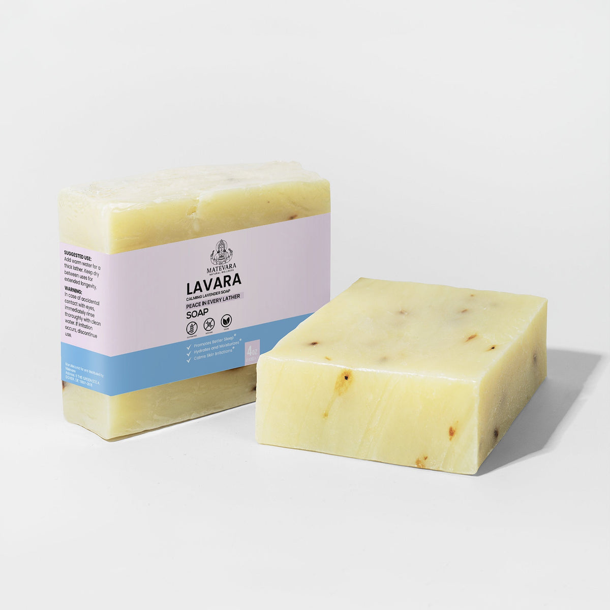 Lavara Calming Lavender Soap for Sensitive Skin | 4oz
