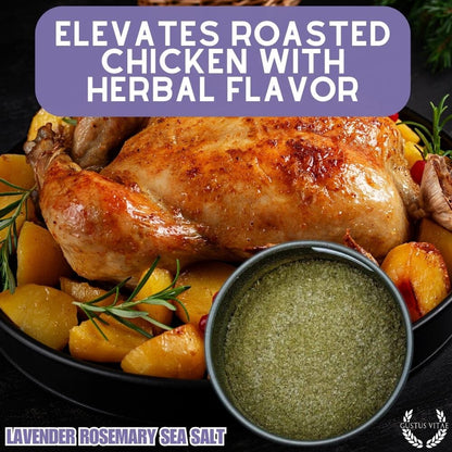 Sal marina de lavanda y romero