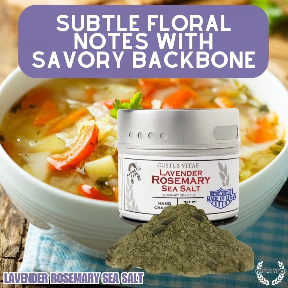 Sal marina de lavanda y romero