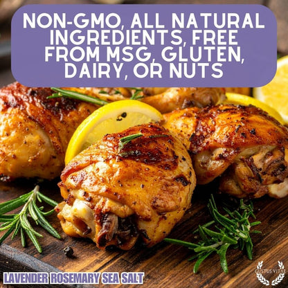 Sal marina de lavanda y romero