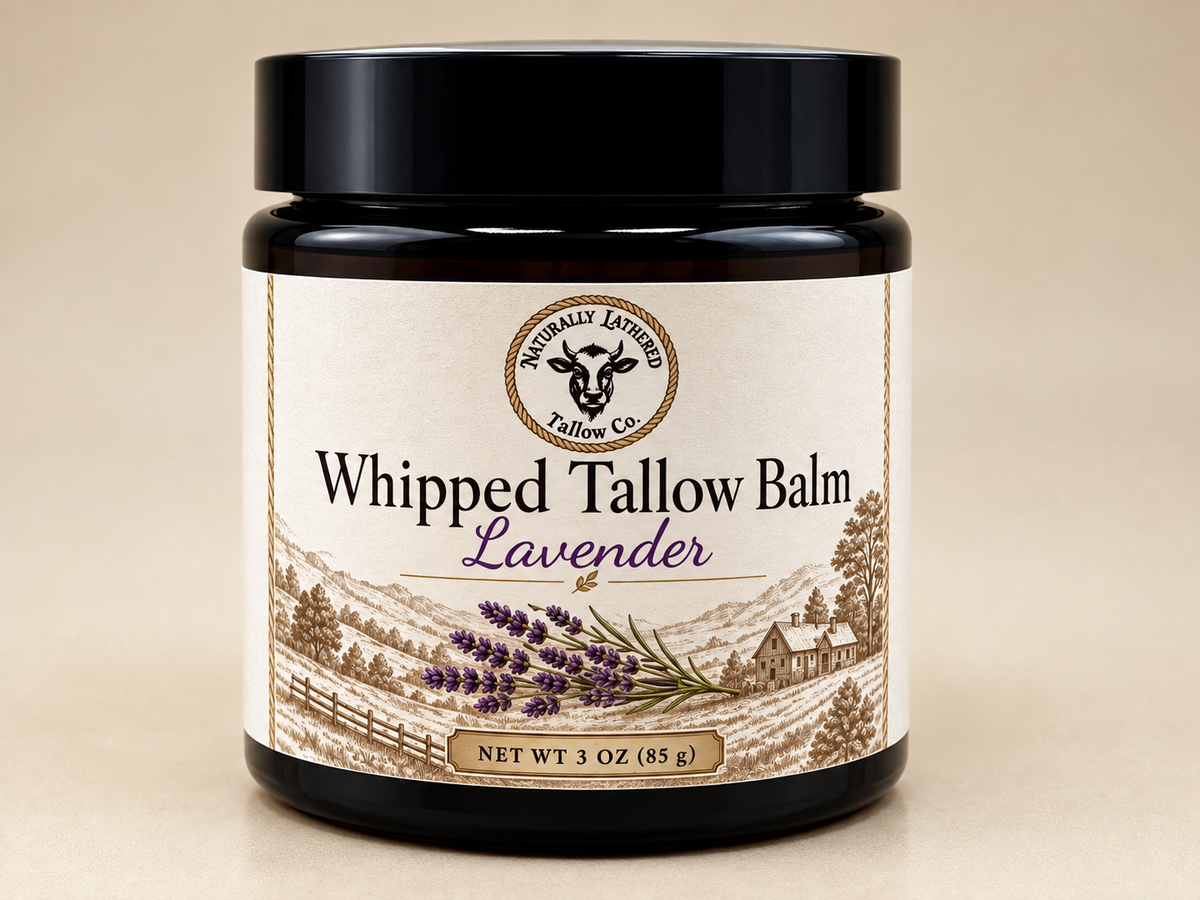 Lavender Whipped Tallow Balm | Nourishing Skin Moisturizer