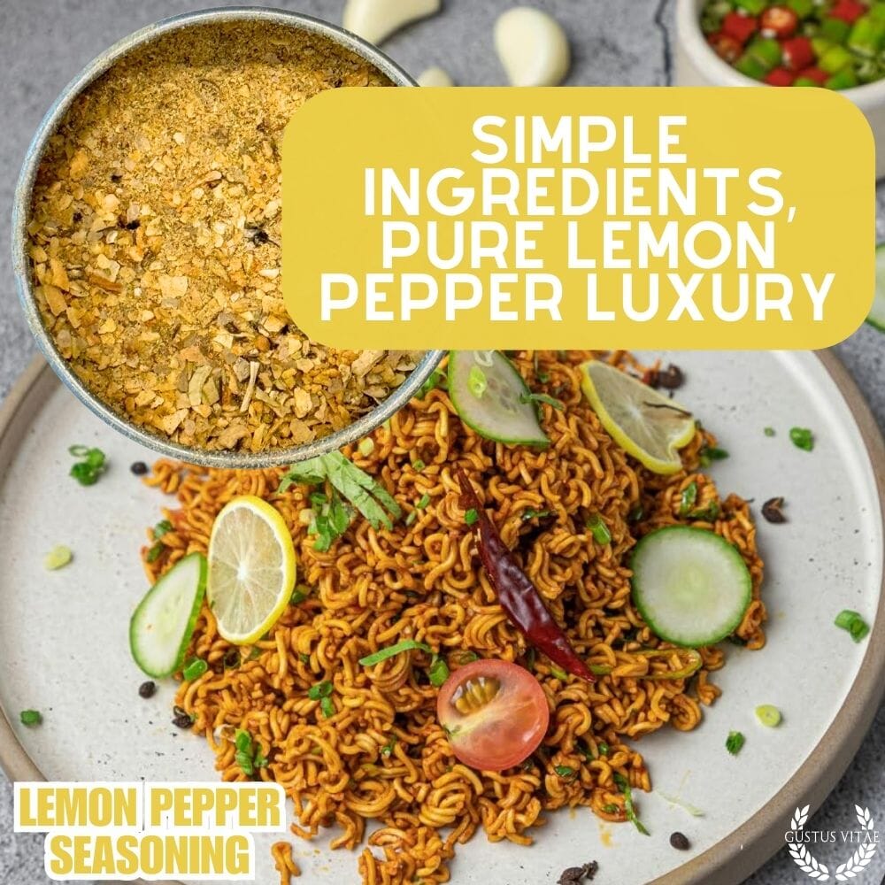 Condimento de limón y pimienta 