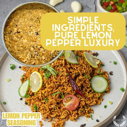 Condimento de limón y pimienta 