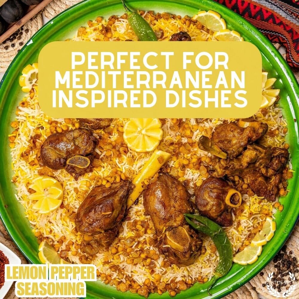 Condimento de limón y pimienta 