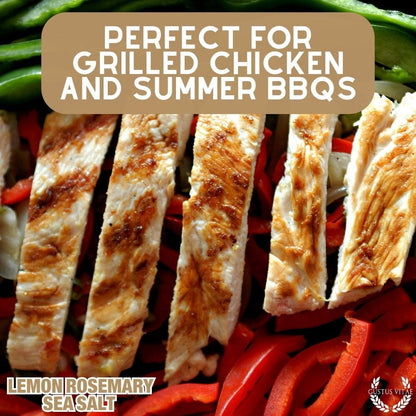 Sal marina de limón y romero