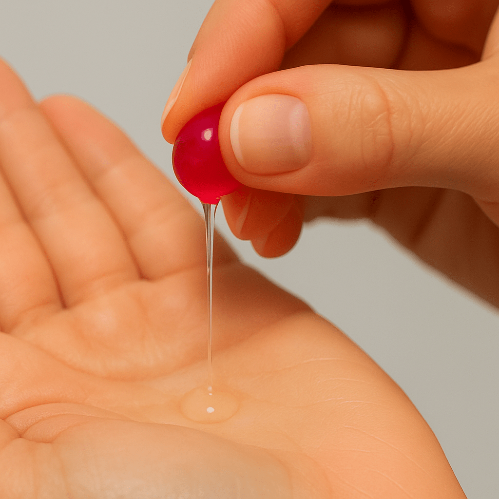 Lightweight Hair Oil Capsules - Nourishing Blend with Olive, Jojoba, Sunflower Seed and Rosemary Oil (Shine and Frizz Control) - 6 Pack with Display | Daily Health & Beauty