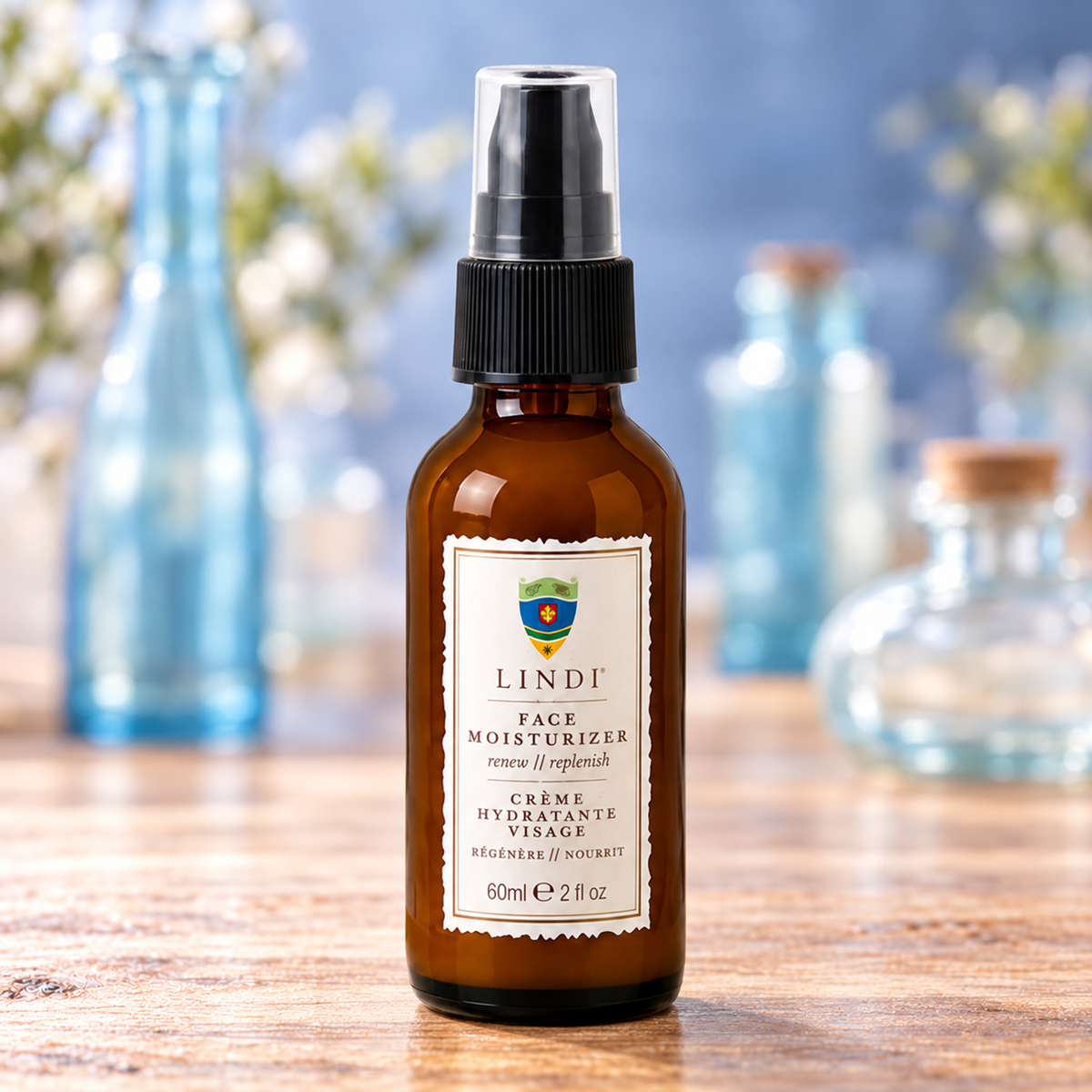 Hidratante facial Lindi