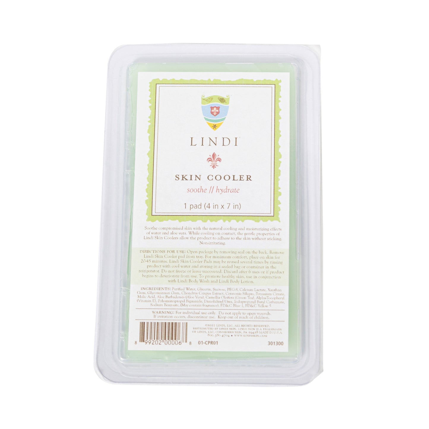 Almohadilla refrescante para la piel Lindi