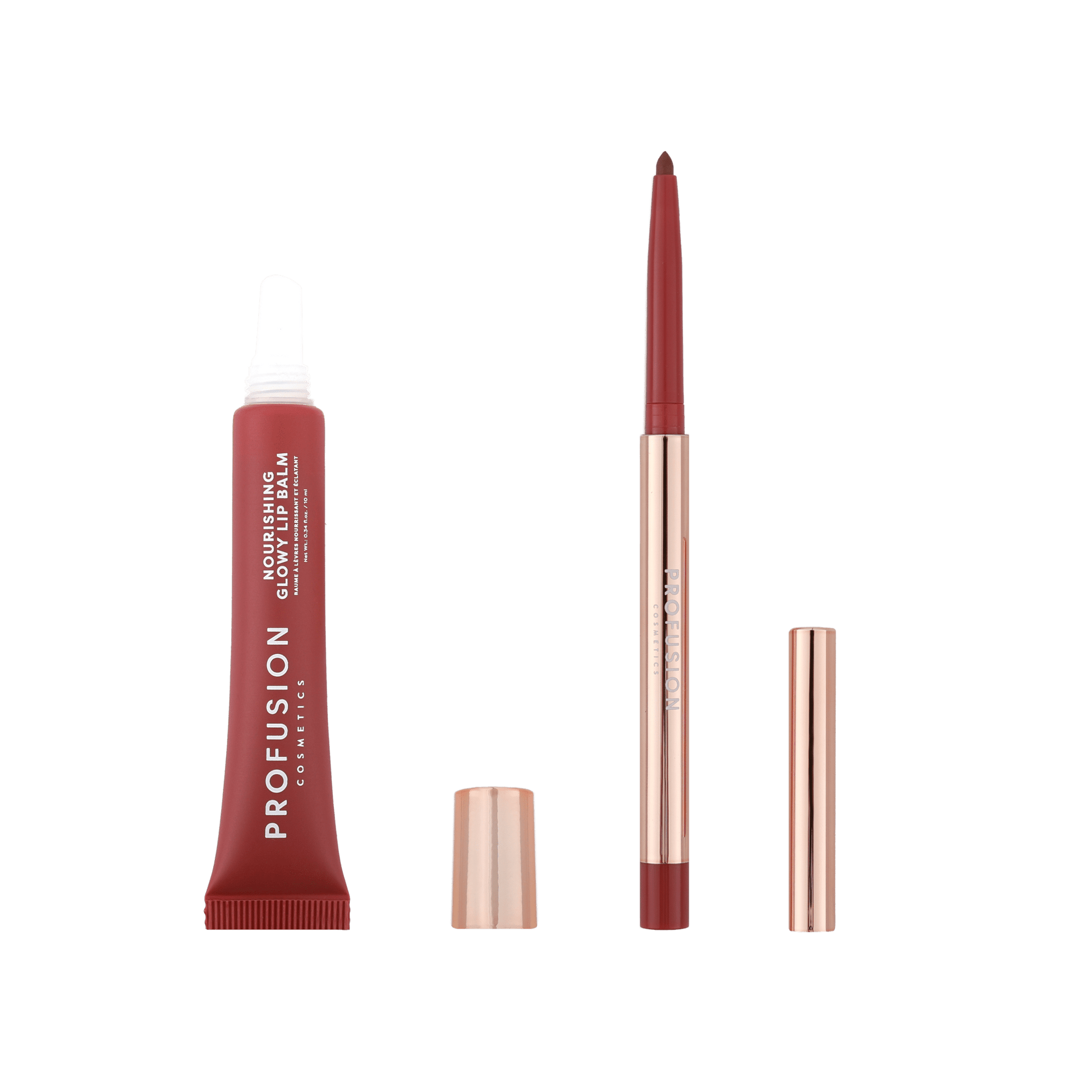 Lip Treat Duo Soft Matte Creamy Lip Liner & Nourishing Glowy Lip Balm | Daily Health & Beauty