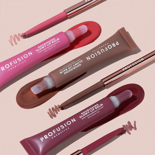 Lip Treat Duo Soft Matte Creamy Lip Liner & Nourishing Glowy Lip Balm | Daily Health & Beauty