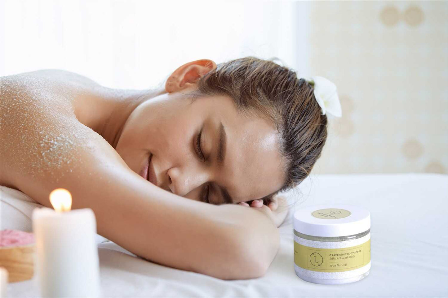 Grapefruit Body Scrub – Natural Exfoliating Salt Scrub