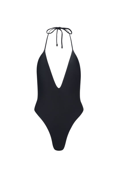 Los Cabos Deep V One Piece Black