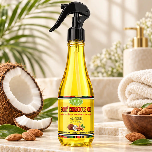 Lulu's Holistics Almond Coconut Moisture-Lock Conditioning Body Oil (8oz)