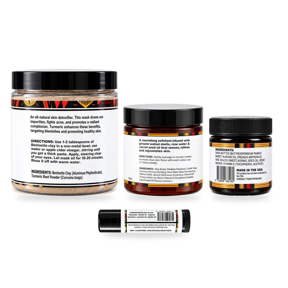 Lulu's Holistics Ultimate Skin Detox & Glow Routine Complete 4-Piece Set
