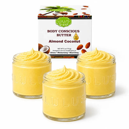 Original Almond Coconut Whipped Body Butter – Intense Hydration for Dry Skin