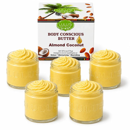 Original Almond Coconut Whipped Body Butter – Intense Hydration for Dry Skin