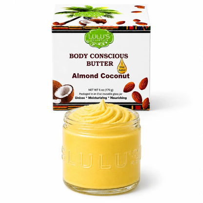 Original Almond Coconut Whipped Body Butter – Intense Hydration for Dry Skin