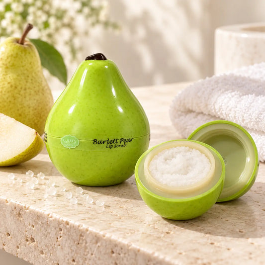 Lulu's Holistics Bartlett Pear Smoothing Exfoliating Lip Scrub (2oz)