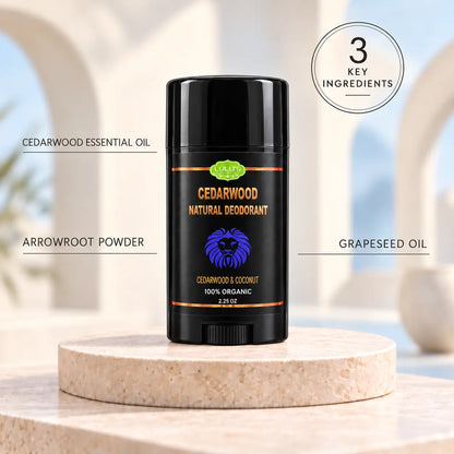 Lulu's Holistics Cedarwood & Coconut Aluminum-Free Natural Deodorant (2.25oz)