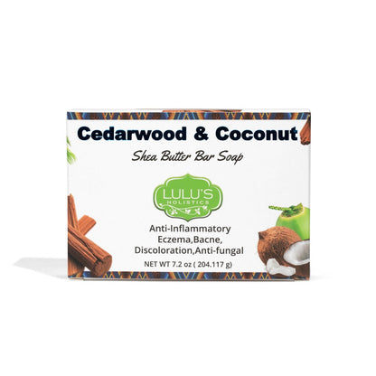 Cedarwood Coconut Shea Butter Bar Soap – Balancing Cleanse