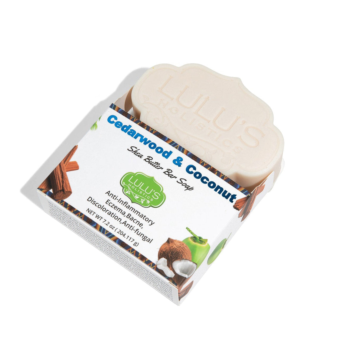 Cedarwood Coconut Shea Butter Bar Soap – Balancing Cleanse