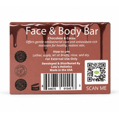 Chocolate Fudge Cocoa Shea Butter Bar Soap – Rich Nourishing Cleanse