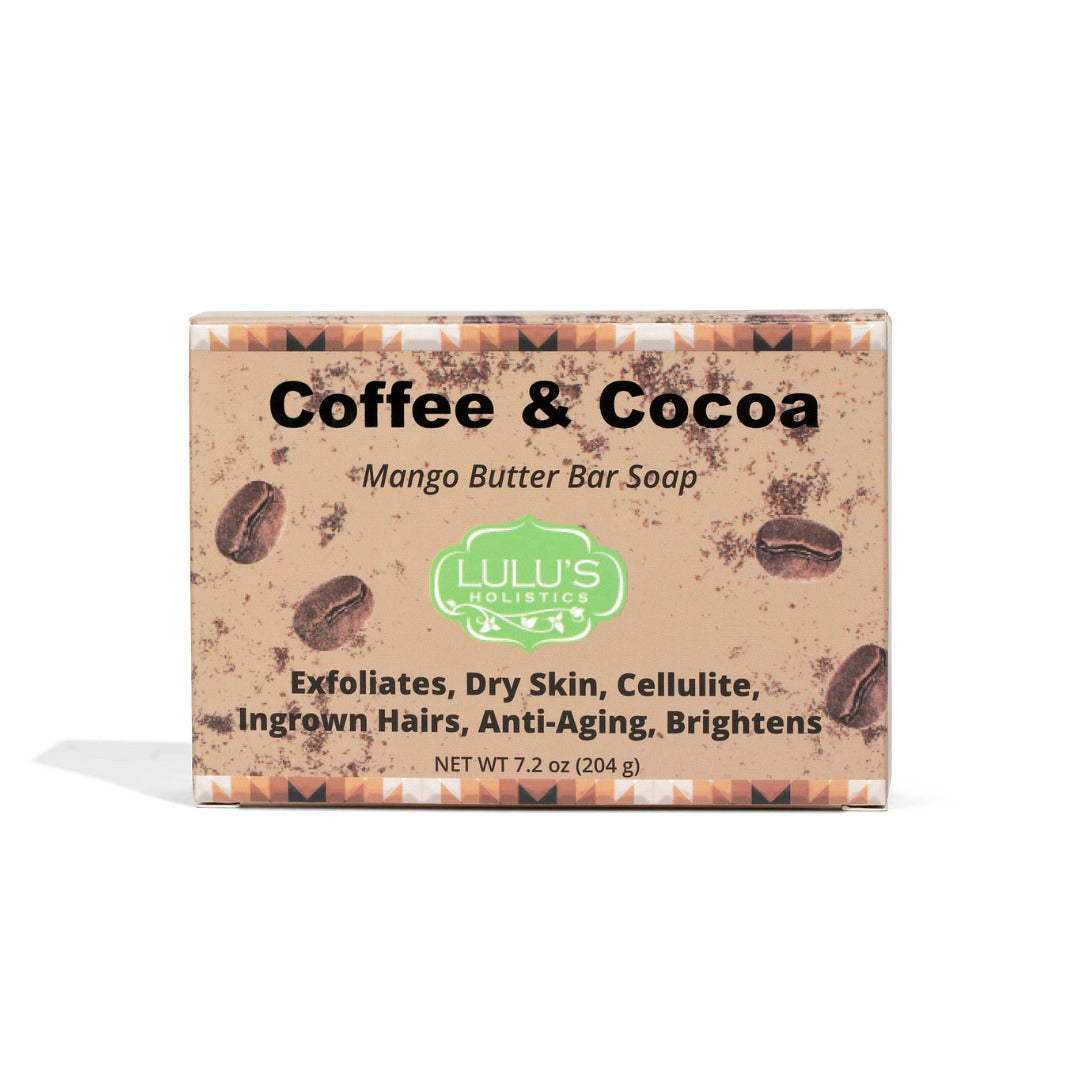 Coffee & Cocoa Mango Butter Bar Soap – Exfoliating Cleanse