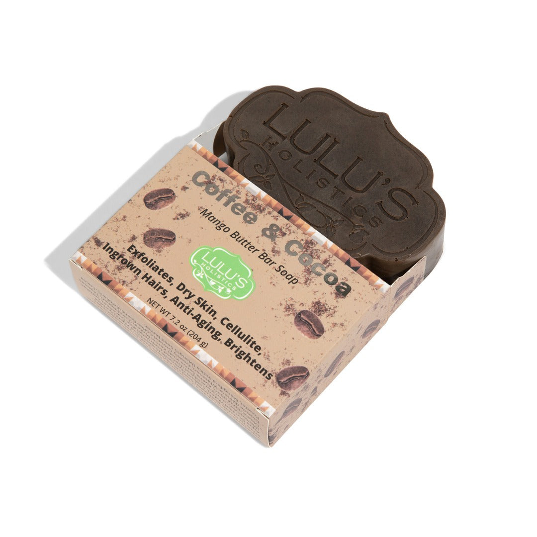 Coffee & Cocoa Mango Butter Bar Soap – Exfoliating Cleanse