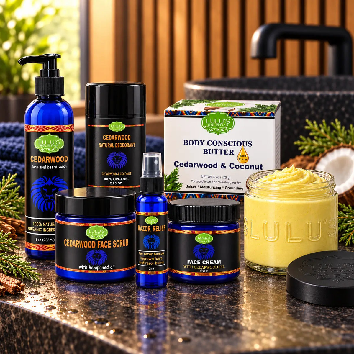 Ensemble Visage et Barbe – Trousse de Soin Complète pour Hommes
