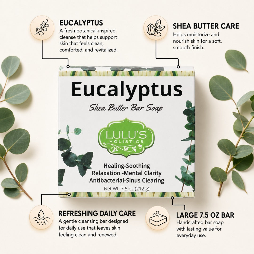 Eucalyptus Shea Butter Bar Soap – Clarifying Cleanse