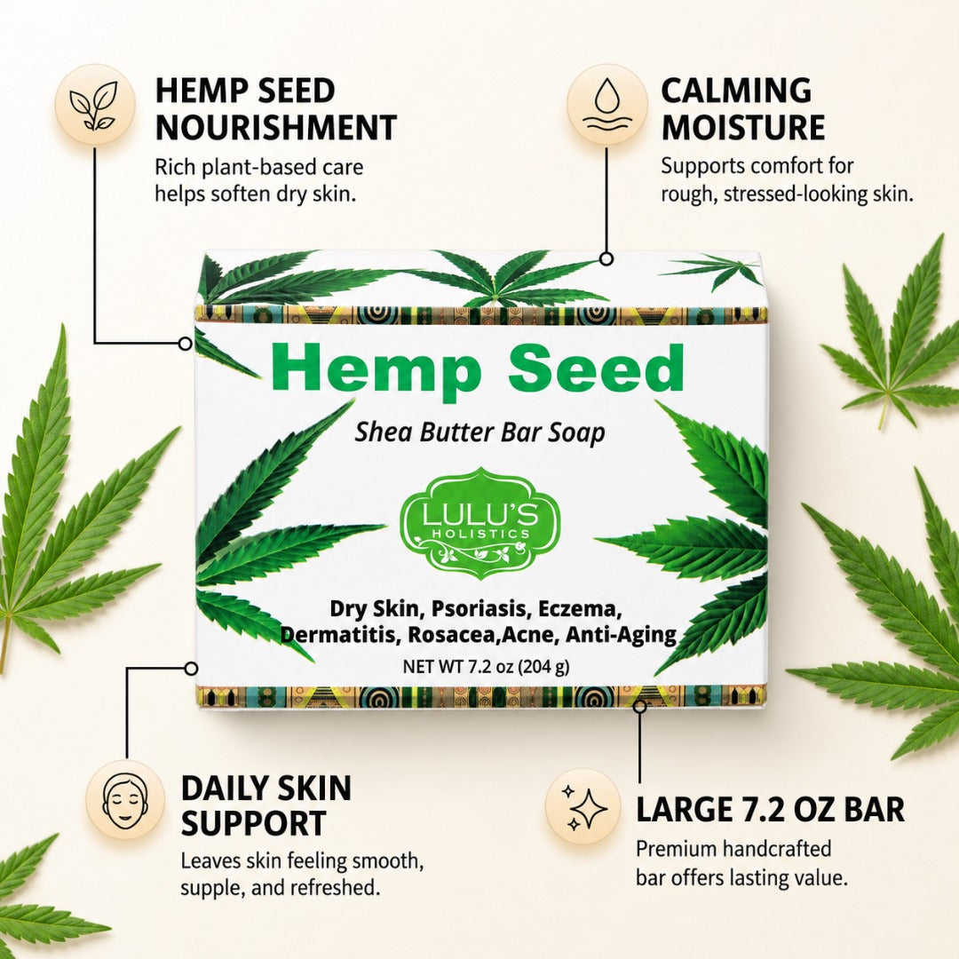 Hemp Seed Shea Butter Bar Soap – Nourishing Cleanse