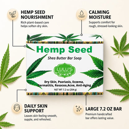 Hemp Seed Shea Butter Bar Soap – Nourishing Cleanse