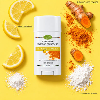 Lemon Turmeric Deodorant – Underarm Care for Uneven Tone