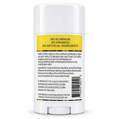 Lemon Turmeric Deodorant – Underarm Care for Uneven Tone