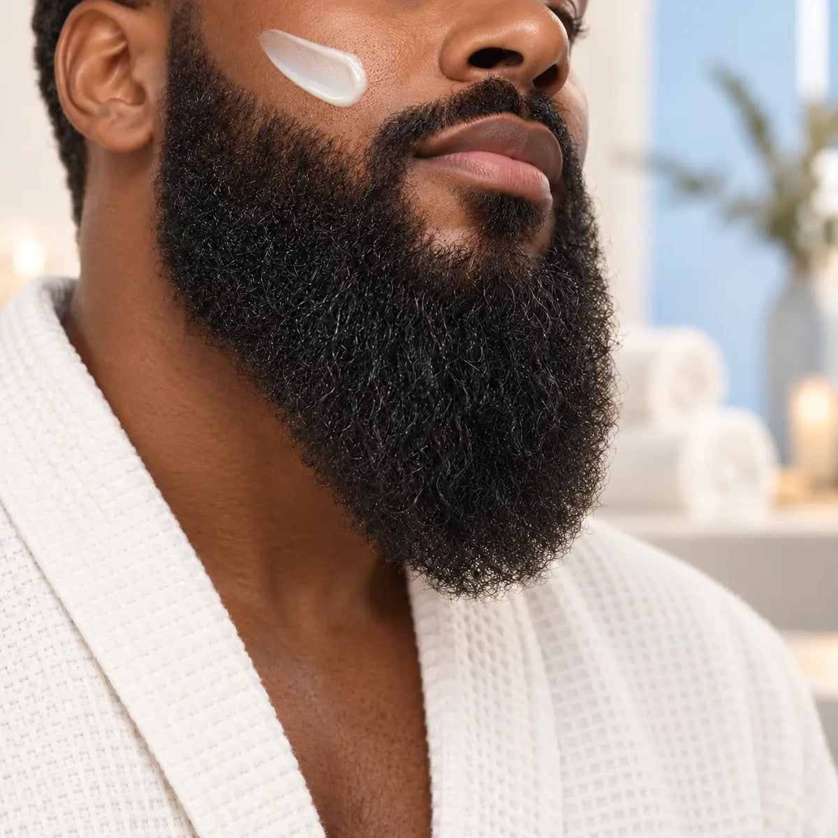 Lulu's Holistics Cedarwood Face & Beard Hydrating Men's Moisturizer Cream (2oz)